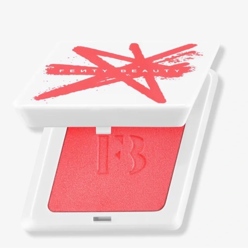 Fenty Beauty Large Suede Powder Blush Lolly Poppy